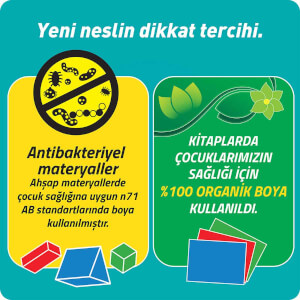 Dikkati Güçlendirme Seti Plus 11 Yaş ve Ahşap Bloklar