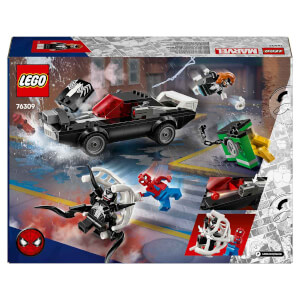 LEGO Marvel Örümcek Adam, Venom Arabasına Karşı 76309 - 7 Yaş ve Üzeri Çocuklar için İnşa Edilebilen Araç ve Minifigür İçeren Yaratıcı Oyuncak Yapım Seti (254 Parça)