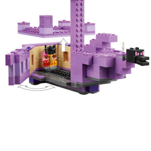 LEGO Minecraft Ender Ejderhası ve End Gemisi 21264 - 8 Yaş ve Üzeri Macera Oyunları Seven Çocuklar İçin Minecraft Video Oyununa Dayalı Yaratıcı Oyuncak Yapım Seti (657 Parça)