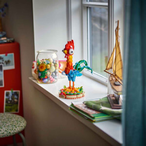 LEGO Disney Moana 2 Heihei 43272 - 9 Yaş ve Üzeri Çocuklar için İnşa Edilebilen Hayvan Modeli Yapım Seti (566 Parça)