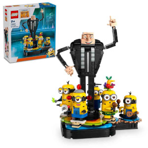 LEGO Despicable Me 4 Yapım Parçalarından Gru ve Minyonlar 75582 -9 Yaş ve Üzeri Çocuklar İçin Yaratıcı Oyuncak Model Yapım Seti (839 Parça)