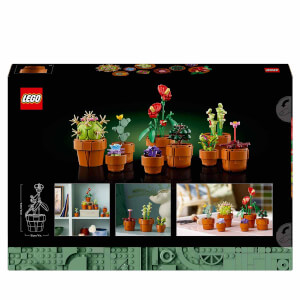 LEGO Icons Minik Bitkiler 10329 - Yetişkinler için Dekoratif, Koleksiyonluk ve Sergilenebilir Yaratıcı Çiçek Model Yapım Seti (758 Parça)