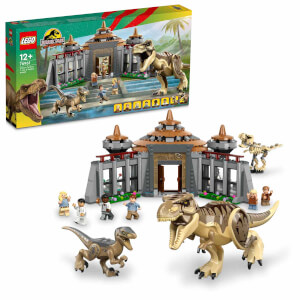 LEGO Jurassic Park Ziyaretçi Merkezi: T. rex ve Raptor Saldırısı 76961 - 12 Yaş ve Üzeri Çocuklar için Yaratıcı Oyuncak Dinozor Yapım Seti (693 Parça)