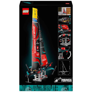 LEGO Technic Emirates Team New Zealand AC75 Yat 42174 - Yetişkinler için Yelkenli Tekne Modeli Yapım Seti (962 Parça)