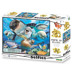 63 Parça 3D Puzzle: Okyanusta Selfie