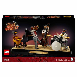 LEGO Ideas Caz Dörtlüsü 21334 - Müzik Tutkunu Yetişkinler için Yap-Sergile Model Yapım Seti (1606 Parça)