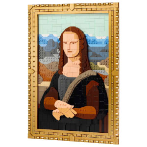 LEGO ART Mona Lisa 31213 - Yetişkinler için Dekoratif Koleksiyonluk ve Sergilenebilir Leonardo da Vinci Tablosu Yapım Seti (1503 Parça)