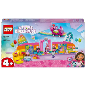 LEGO 4+ Gabby’s Dollhouse Gabby’nin Parti Odası 10797 - 4 Yaş ve Üzeri Çocuklar için Yaratıcı Oyuncak Yapım Seti (252 Parça)