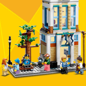 LEGO Creator Ana Cadde 31141 - 9 Yaş ve Üzeri Çocuklar için Oyuncak Bir Şehir, Art Deco Bina ve Alışveriş Caddesi İçeren Yaratıcı Oyuncak Yapım Seti (1459 Parça)