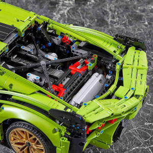 LEGO Technic Lamborghini Sian FKP 37 (42115) Model Araba Yapım Seti, Etkileyici Sian FKP 37’yi Yapın ve Sergileyin (3696 Parça)