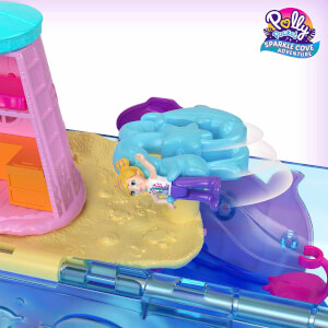 Polly Pocket Sparkle Cove Macera Adası Hazine Sandığı Oyun Seti HKV47