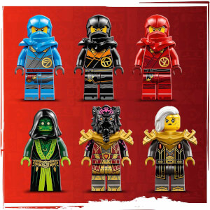 LEGO NINJAGO Ejderha Enerji Küreleri 71795 - 8 Yaş ve Üzeri Çocuklar için bir Tapınak ve 6 Minifigür İçeren Yaratıcı Oyuncak Yapım Seti (1029 Parça)