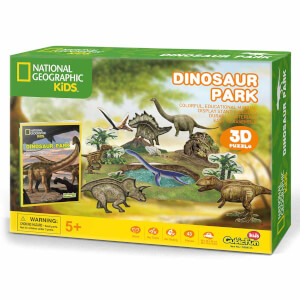 43 Parça 3D Puzzle: National Geographic Dinozor Parkı