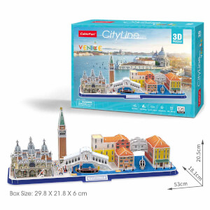 126 Parça 3D Puzzle: Venedik İtalya