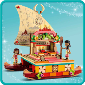 LEGO® | Disney Moana’nın Yol Bulma Teknesi 43210 - 6 Yaş ve Üzeri Çocuklar için Hayal Gücünü Geliştiren Yaratıcı Oyuncak Yapım Seti (321 Parça)