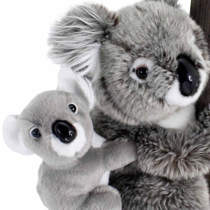 Ağaçta Yavrulu Koala Peluş