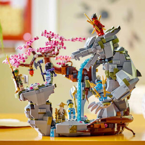 LEGO NINJAGO Ejderha Taşı Tapınağı 71819 - 13 Yaş ve Üzeri Gençler için 6 Minifigür İçeren Yaratıcı Oyuncak Yapım Seti (1212 Parça)