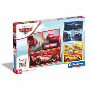 3 x 48 Parça Puzzle: Square Cars