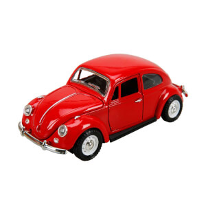 Sesli ve Işıklı Çek-Bırak Beetle Araba 12 cm.