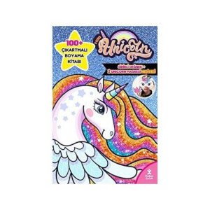 I Love Unicorn 100 Çıkartma Hediyeli Boyama Kitabı