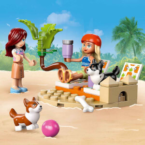 LEGO Friends Sörfçü Köpekler ve Scooter Macerası 42641 - 6 Yaş ve Üzeri Çocuklar için Mini Bebek İçeren Yaratıcı Oyuncak Yapım Seti (113 Parça)