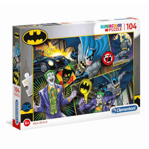 104 Parça Supercolor Puzzle: Batman ve Joker