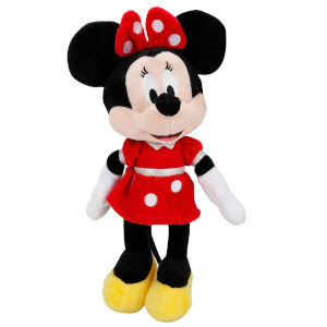 Minnie Kırmızı Elbiseli Peluş 30 cm