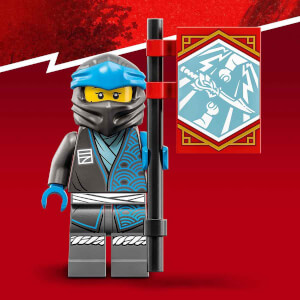 LEGO NINJAGO: Nya nın Su Ejderhası EVO 71800 6 Yaş ve Üzeri Çocuklar için Nya ve Lloyd Minifigürleri İçeren Yaratıcı Oyuncak Yapım Seti 173 Parça