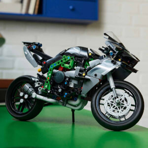 LEGO Technic Kawasaki Ninja H2R Motosiklet 42170 - 10 Yaş ve Üzeri Çocuklar için Koleksiyonluk Yaratıcı Oyuncak Model Yapım Seti (643 Parça)