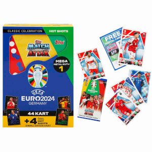 UEFA Euro 2024 Almanya Match Attax Mega Metal Kutu