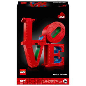 LEGO Art LOVE 31214 - Yetişkinler için Hediyelik Dekoratif Model Yapım Seti (791 Parça)