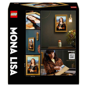 LEGO ART Mona Lisa 31213 - Yetişkinler için Dekoratif Koleksiyonluk ve Sergilenebilir Leonardo da Vinci Tablosu Yapım Seti (1503 Parça)