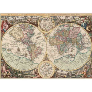 260 Parça Puzzle : Dünya Haritası 4276