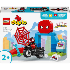 LEGO DUPLO Marvel Spin’in Motosiklet Macerası 10424 -2 Yaş ve Üzeri Çocuklar İçin Örümcek Adam Figürü İçeren Eğitici Oyuncak Yapım Seti (24 Parça)