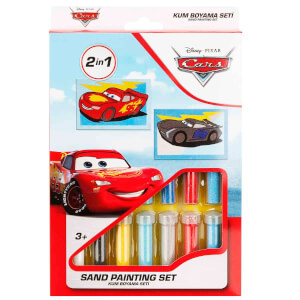 2in1 Disney Cars Kum Boyama Seti