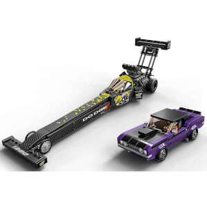 LEGO Speed Champions Mopar Dodge//SRT Top Fuel Dragster ve 1970 Dodge Challenger T/A 76904