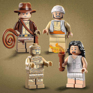 LEGO Indiana Jones: Kayıp Mezardan Kaçış 77013 8 Yaş ve Üzeri Çocuklar için Tapınak Modeli ve Indy Minifigürü İçeren Yaratıcı Oyuncak Yapım Seti 600 Parça