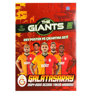 Galatasaray The Giants 2024-25 Sezonu Dev Poster ve Çıkartma Seti 