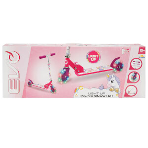 Evo 2 Tekerlekli Katlanabilir Unicorn Inline Işıklı Scooter