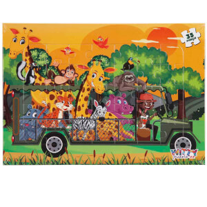 35 Parça Puzzle: Afrikada Safari