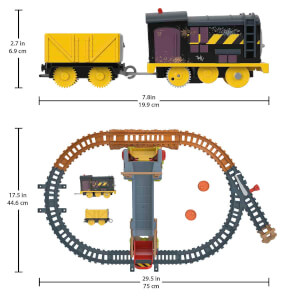 Fisher Price Thomas ve Arkadaşları Diesel Yükleme ve Kaldırma İnşaat Seti JBW20