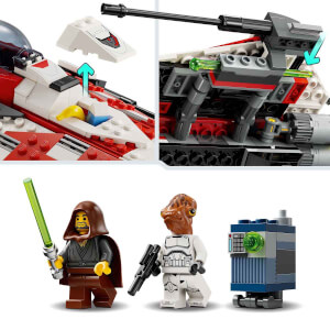 LEGO Star Wars Jedi Bob’un Starfighter’ı 75388 - 8 Yaş ve Üzeri Star Wars Sevenler İçin İnşa Edilebilen Oyuncak Starship Yapım Seti (305 Parça)