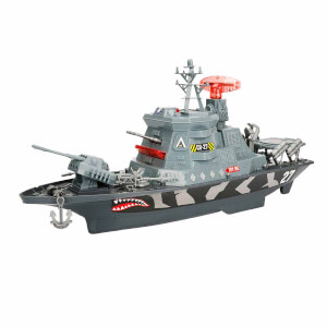 Sesli ve Işıklı Askeri Donanma Gemisi CV-27 58 cm