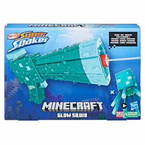 Nerf Super Soaker Minecraft Glow Squid F7600