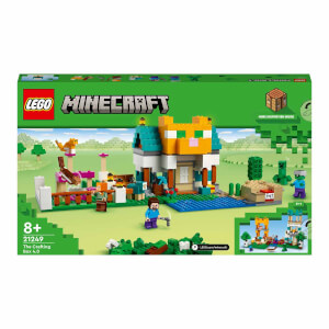  LEGO Minecraft Çalışma Kutusu 4.0 21249 - 8 Yaş ve Üzeri Macera Oyunları Seven Çocuklar için Kale İçeren Özel Yapım Yaratıcı Oyuncak Yapım Seti (605 Parça)