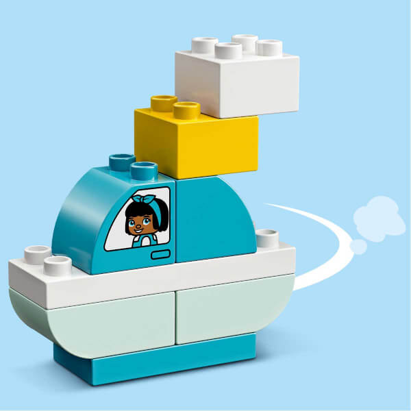 LEGO DUPLO Classic Kalp Kutusu 10909 - 18 Ay ve Üzeri Okul Öncesi Yaştaki Çocuklar için Gelişimsel İlk Yapım Oyuncağı Seti (80 Parça)