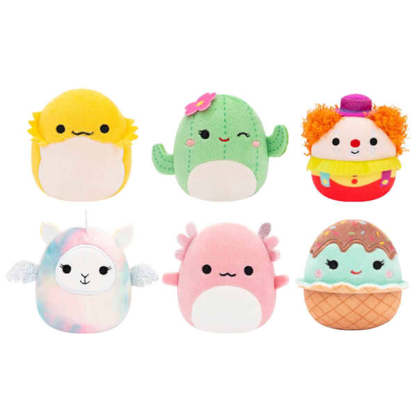 Squishmallows Micromallows 6’lı Peluş Seti 6 cm