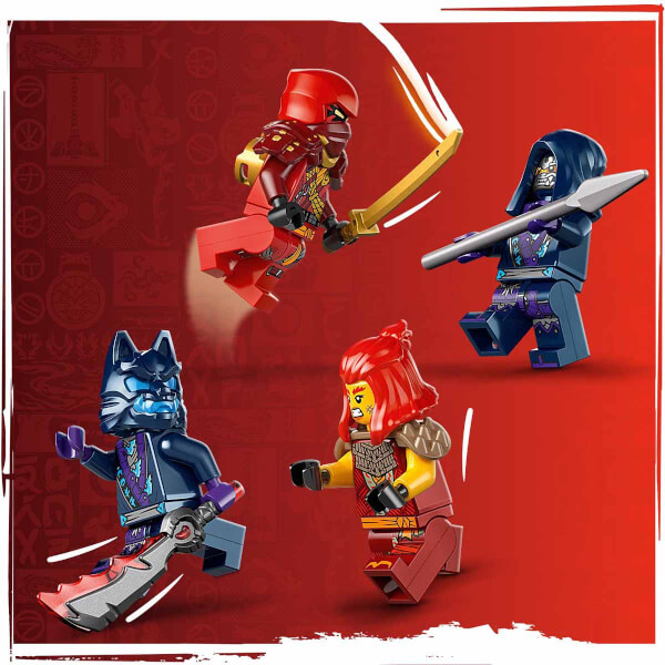 LEGO NINJAGO Kai’nin Kaynak Ejderha Savaşı 71815 - 4 Yaş ve Üzeri Çocuklar için 4 Minifigür İçeren Yaratıcı Oyuncak Yapım Seti (120 Parça)