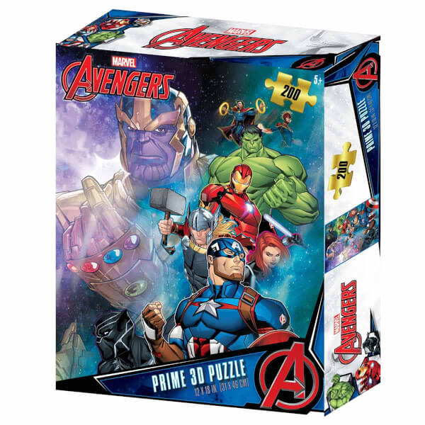 200 Parça 3D Puzzle: Marvel Yenilmezler