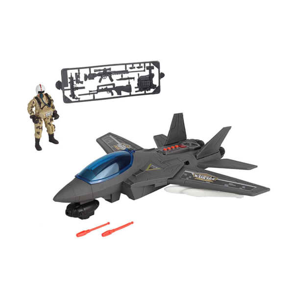 Sesli ve Işıklı Soldier Force Air Hawk Attack Oyun Seti